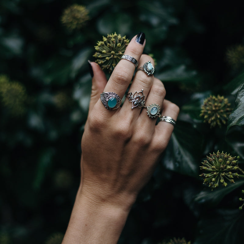 Ring lotus 925 sterling zilver